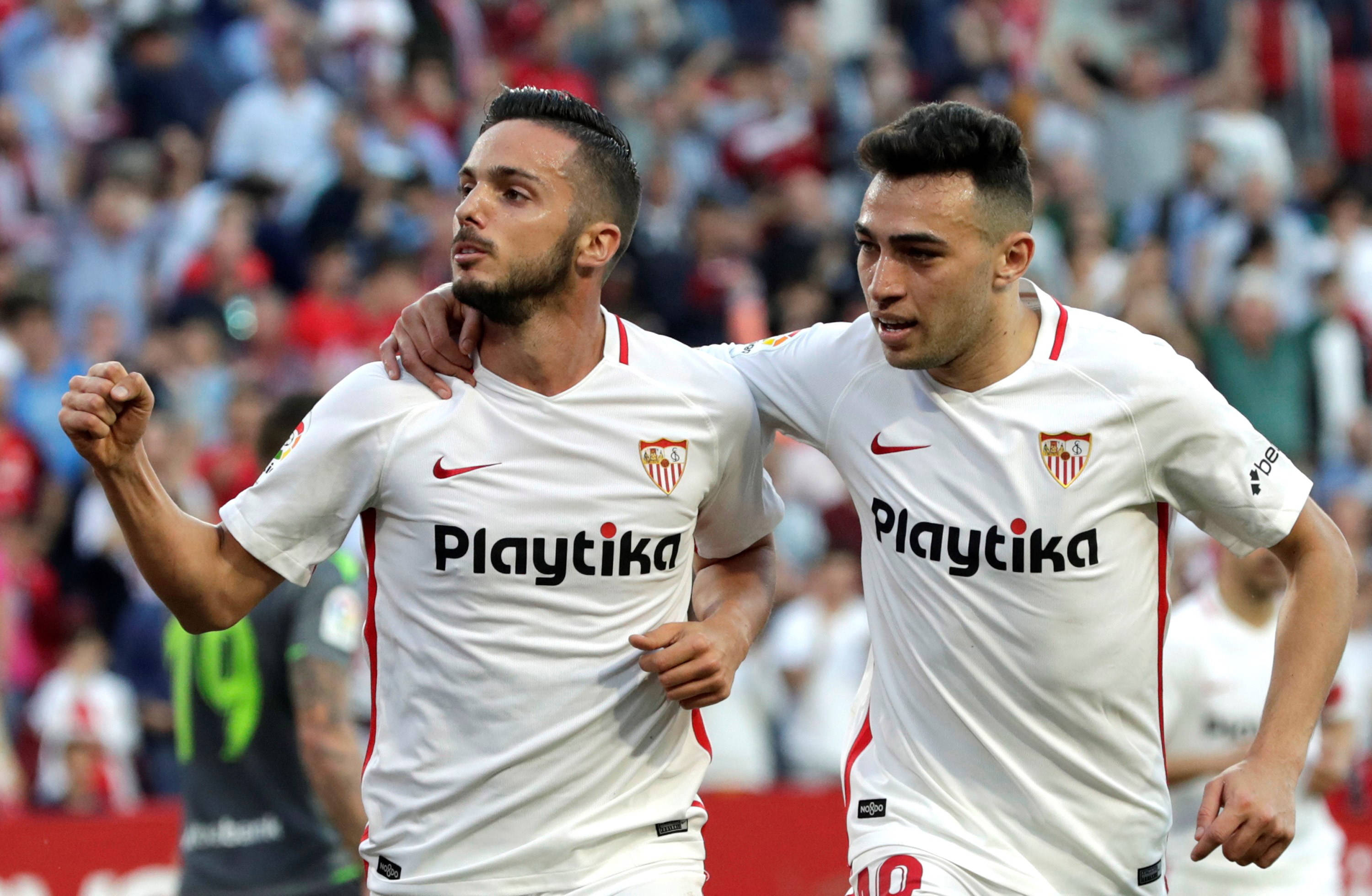 塞维利亚大胜马拉加,三分归属稳固 塞维利亚大胜马拉加,三分归属稳固